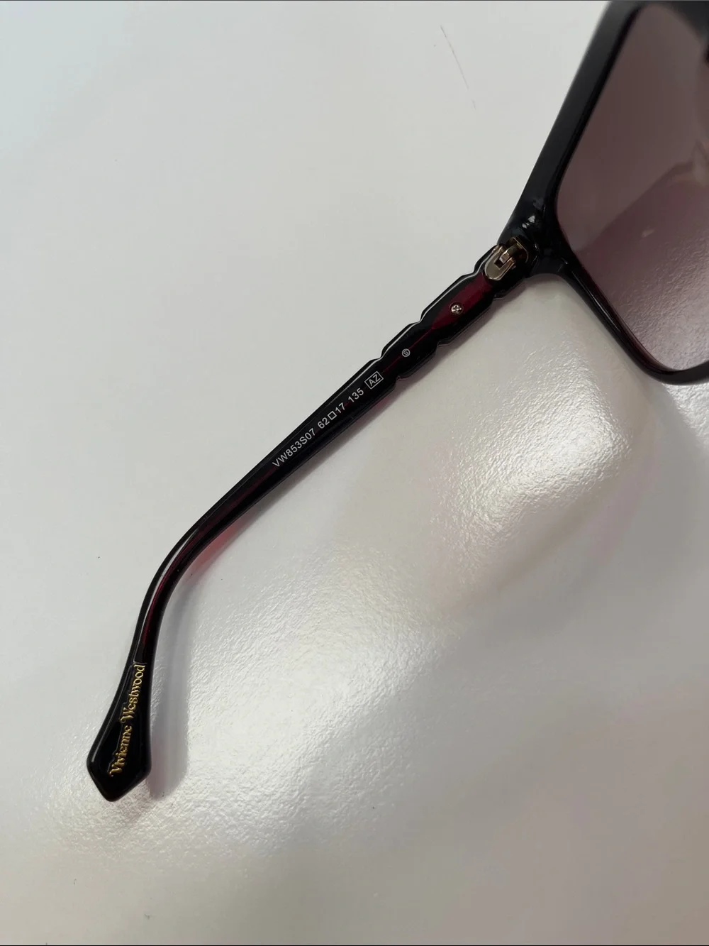 Vivienne Westwood Tartan Plaid Oversized Sunglasses Made in Italy BRAND NEW